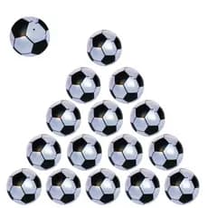 Bola De Vinil Modelo Futebol PRETO E BRANCO PACOTE PROMOCAO COM 20/30/50/80/100/120 Unidades
