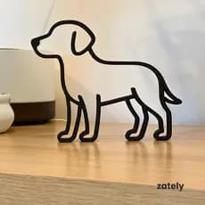 Escultura Cachorro Labrador, Presente, Decoração - Zately