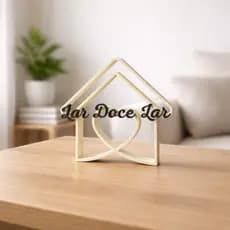 Enfeite decoração Lar doce Lar - Zately