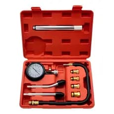 Medidor Compressão De Motor Teste De Cilindros 4 Adaptadores