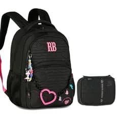 Kit Mochila Escolar Juvenil Costas Rebecca Bonbon com Estojo