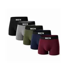Kit 5 Cuecas Boxer com Toque Macio cueca masculina Sem Marcar cueca de microfibra para adulto