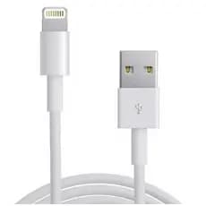 Cabo de Carregador Turbo Tipo Iphone USB Compatível IOS ,  1 Metro de cabo
