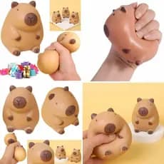 SQUISHY CAPIVARA BRINQUEDO DE ANTIESTRESSE MACIO DE APERTA FOFO