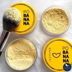Pó de Banana Maquiagem Finalizadora Translucido Fixador Make Up 15g