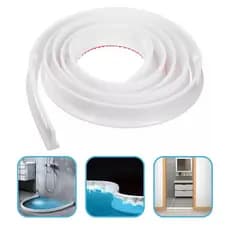 Barreira De Água De Chuveiro De Retenção Silicone Dobrável Flexível 5BWC
