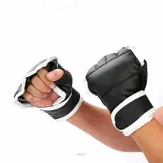 MWG 2 Pcs Luvas De Kickboxing Boxe Para Adultos Meio Dedo MMA Treinamento De Luta Esportiva Sanda Sandbag KGTA
