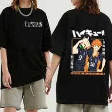 Camiseta Karasuno Volleyball Club Anime Haikyuu Kageyama E Hinata - Camisa 100% Algodão - Envio Rápido - VS Shopp