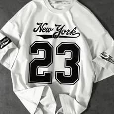 Camiseta New 23 City Moda Gringa Estilo de Rua Streetwear - Camisa de Malha 100% Algodão - Envio Imediato - VS Shopp