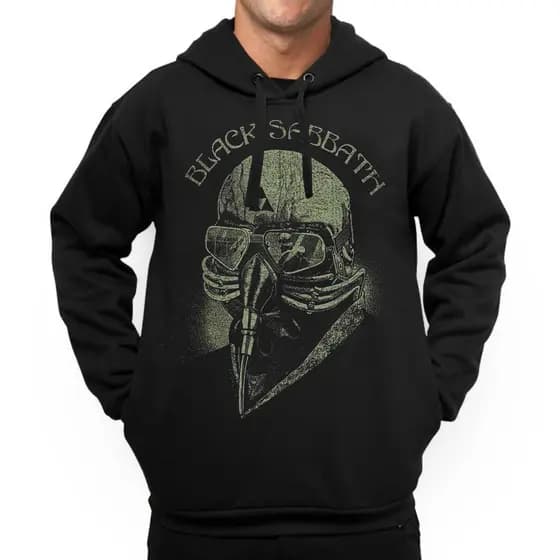 Moletom Canguru Estampado Black Sabbath Moda Rock Metal Casaco de Frio 100% Algodão Envio Imediato VS Shopp