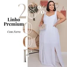 Vestido Feminino Plus Size Regata Elegante Evangélico Lastex  Costas Longo Com Fendas Tecido Premium
