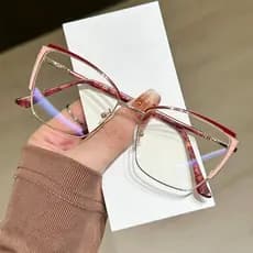 VisãoPerfeita óculos anti luz azul zero grau armações femininas de óculos óculos de descanso Óculos Vintage Óculos Metal