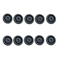 Kit 10 Tampão Borracha Vedação Assoalho Caixa Roda Furo 22mm