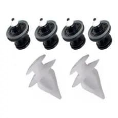Kit C/06 Presilha Grampo Suporte Bagagito Lateral Gol G5 G6