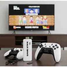 Adaptador Videogame Game Stick Retrô  M15 Plus + 2 Controles