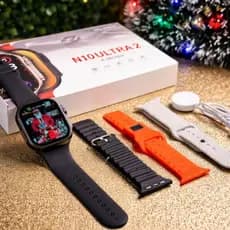 Smartwatch N10 Ultra 2 49mm Premium + 4 Pulseiras Extras Relógio Inteligente Masculino feminino