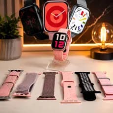 Relógio Inteligente Smartwatch Hwx Mini 2 41mm Feminino Com 7 Pulseiras Mulher
