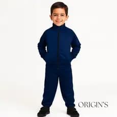 Conjunto Infantil Liso, Com Bolsos, Ziper Elastico Slim FitEm Promoção
