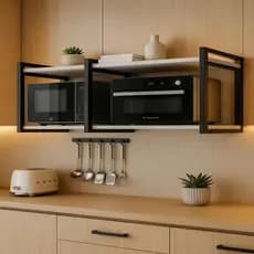 Prateleira Nicho Para Microondas e Forno Moderna E Resistente