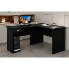 Mesa Gamer Escrivaninha Home Office 1 Gaveta com Chave