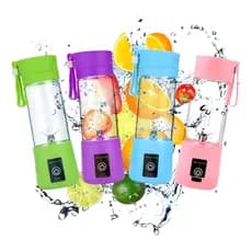 Mini Liquidificador Portátil Elétrico USB Copo Mixer Sem BPA