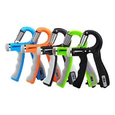 Hand Grip Ajustável 5 a 60kg com Contador | Fortalecedor de Mãos e Antebraço
