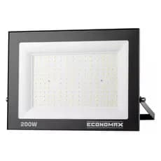 Refletor Projetor Led 30cm Economax Branco Frio 200w 6500k