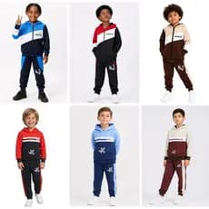 Kit 6 Conjuntos Frio Infantil Menino Moletom Premium Inverno Kvani Joy ou Avulso - kit com casaco e calça comprida frio.