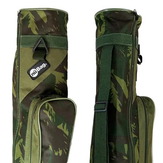 Bolsa Com Alça Porta Varas Pesca Bolso Resistente Pescador Organizar Iscas Anzol Pescar Prática