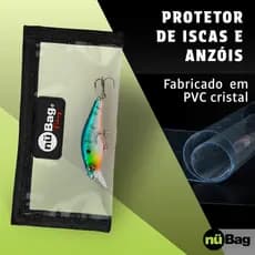 Protetor De Iscas Artificiais PVC Cristal Segurança Para Vara E Garatéia Capa Protetora Para Pesca