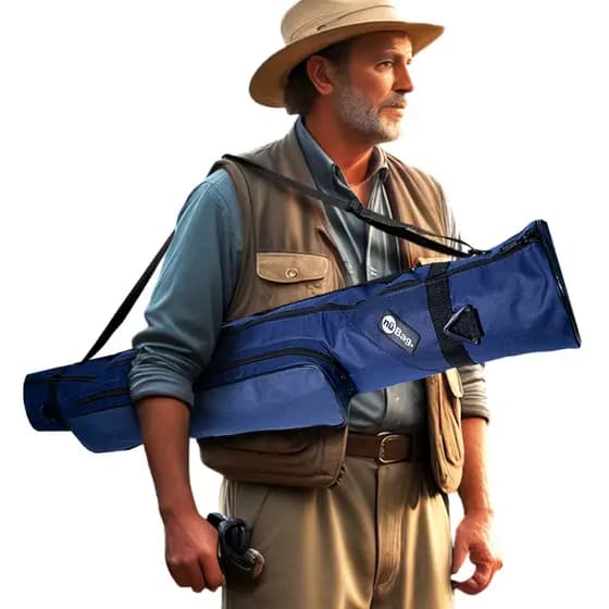 Porta Varas Para Pesca 80cm Bolsa Flexível Capa Porta Tralha Tripé Transporte Seguro Alta Qualidade