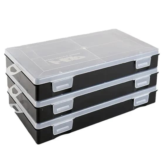 Organizador Plástico Com 14 Divisórias Estojo Box Para Pesca Parafusos Acessórios Maleta Kit 1 a 4