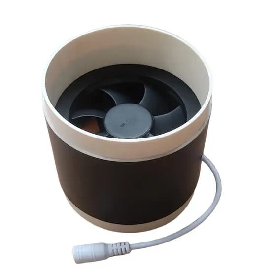 Exaustor 100mm 12V Compacto Silencioso | Alta Vazão 119m³/h | Potente, Econômico e Durável Grow