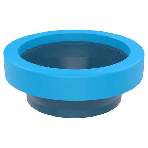 Anel Vedação Vaso Sanitário com Guia Blukit Azul Caixa Convencional
