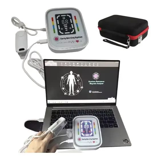 Analisador de Bioressonância Magnética Quântica Com Sensor De Dedo