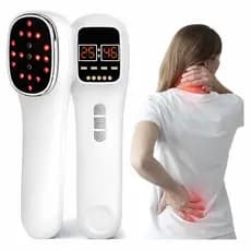 Aparelho de Fisioterapia A Laser Frio Infravermelho LED 650/808nm 127/220V Branco