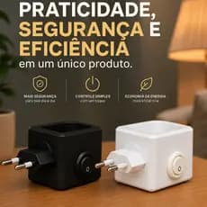 Kit Difusor Elétrico de Tomada Bivolt 110\220v 15ml Capacidade Preto & Branco - Aromatizador Premium