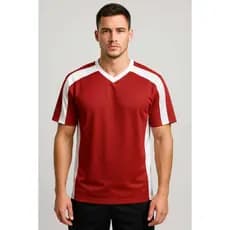 CAMISETAS CM GOLA EM V E RECORTE NAS MASGAS E NO LATERAL