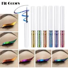 Cores de ajuste 6 Cores Camaleão Delineador de olhos líquido / Impermeável / Perolado brilhante / Maquiagem