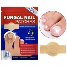 21 Peças de Adesivo para Fungos nas Unhas Reparação Noturna Adesivo para Reparação de Unhas Ferramenta de Cuidado de 8 H