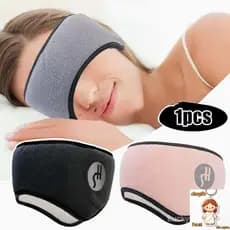 Tampões Para Os Ouvidos 2 Em 1 Dormir Com Redução De Ruído-Máscara Olhos Ajustável-Isolados-Viagens , Cochilo , Almoço ,