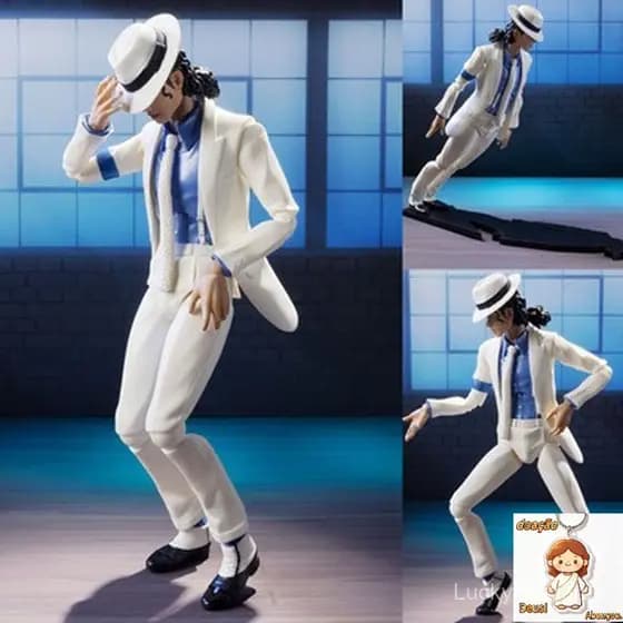 16cm Michael Jackson Suave Criminal Moonwalk Figura De Ação Modelo Brinquedos MJ Suspense Conjunta Móvel Presente De Nat