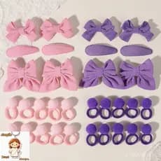 16 Unidades de Presilhas e Xuxinhas Coloridas Fofinhas Para Cabelo 025-079