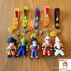 Chaveiro de Carro Goku e Majin Buu de Dragon Ball
