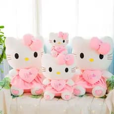 25/30/40cm Boneca de Pelúcia Hello Kitty Brinquedo Fofo