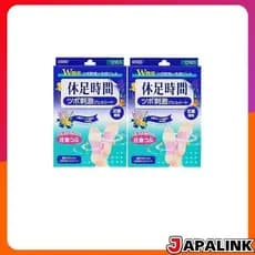 Folhas de gel para acupressão Kyusoku Jikan, 12 folhas (4 folhas x 3 pacotes) x 2 caixas