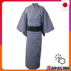IKS Yukata Masculino Shijira Liso Tradicional Japones Confortavel
