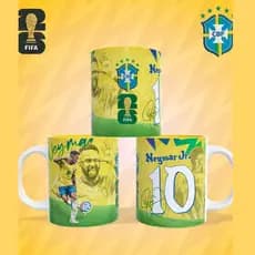 Caneca Personalizada Craques da Copa do Mundo 2026