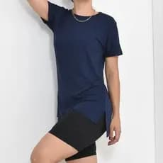 Look Fitness Completo Bermudinha e Blusa