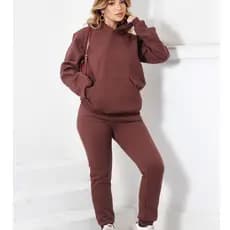 Conjunto De Moletom Feminino Flanelado Quentinho não da Bolinha